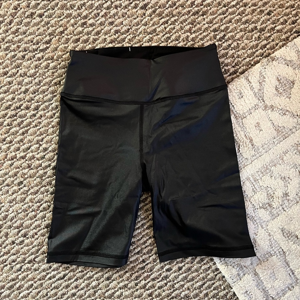 VICTORIA’S SECRET Faux Leather Biker Shorts